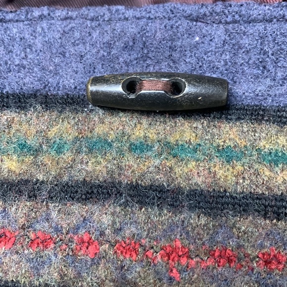 Bohemian Boiled Wool Crossbody Bag, Secure Closure, Lined, Roomy - Picture 4 of 11